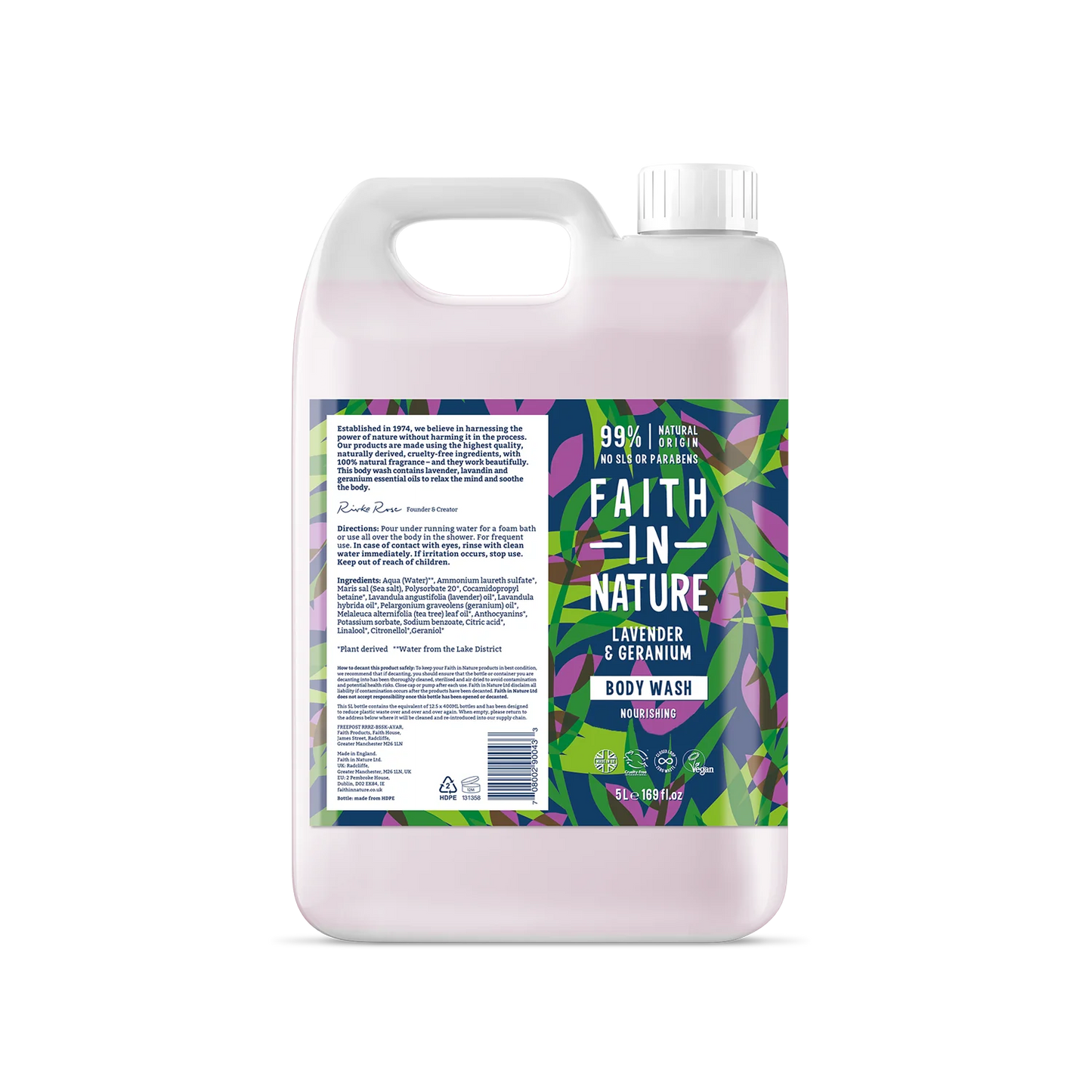 Lavender & Geranium Bodywash Refill
