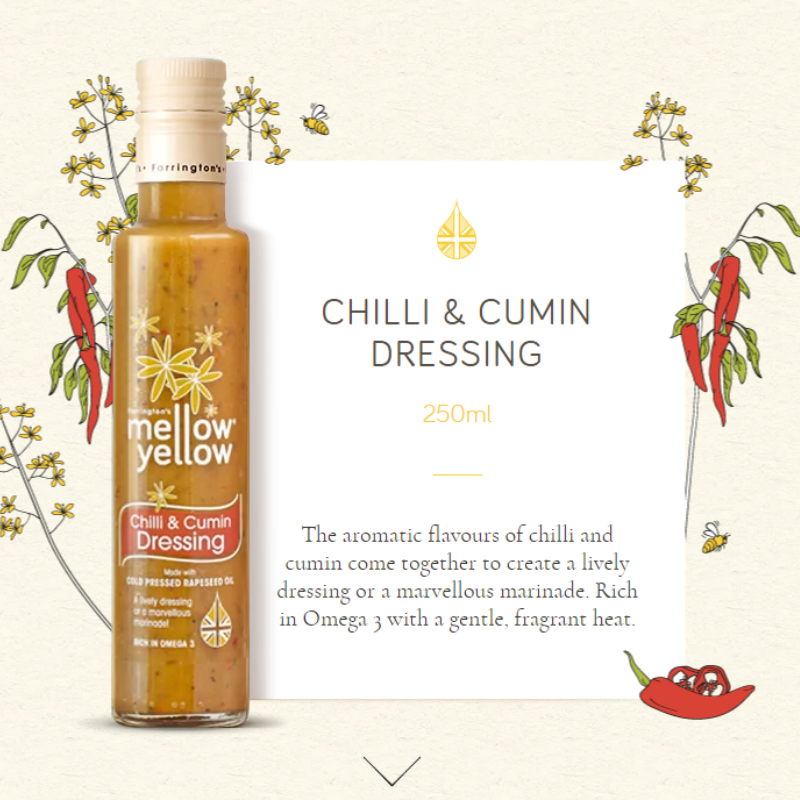 Mellow Yellow Chilli & Cumin Dressing