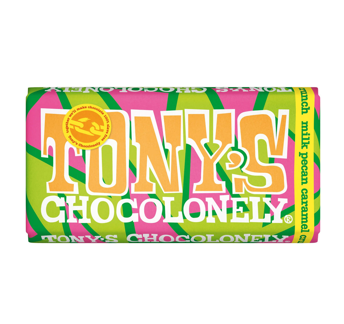 Tonys Milk Pecan Caramel Crunch (180g)