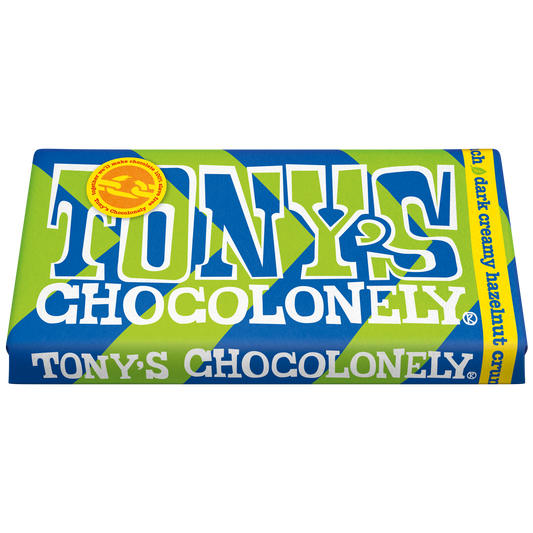 Tony's Vegan Dark Creamy Hazelnut Crunch (180g)