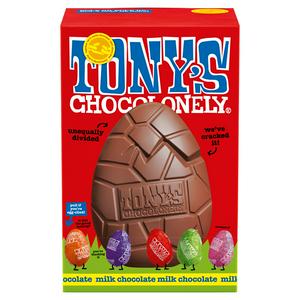 Tony’s Chocolonely Milk Chocolate Giant Easter Egg