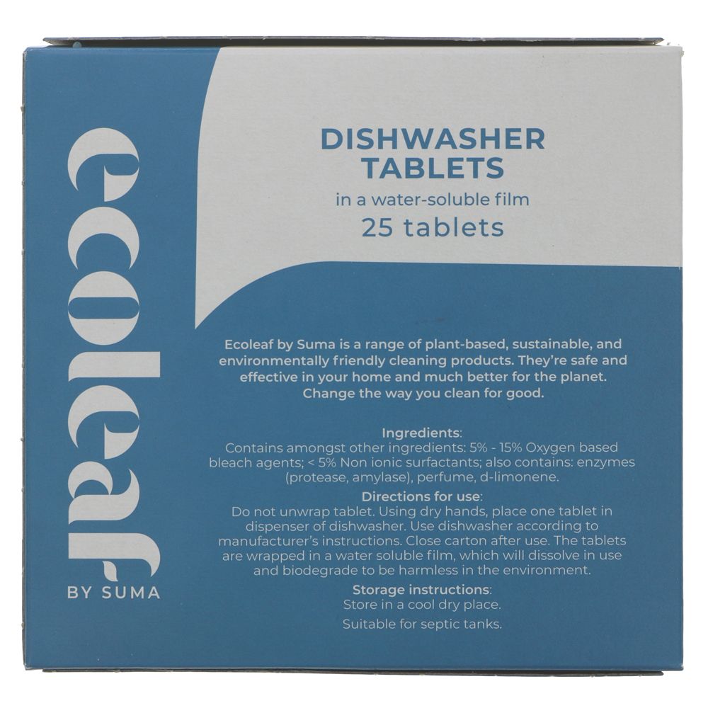 Ecoleaf Dishwasher Tablets 25 pack