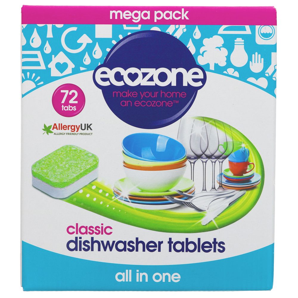Ecozone Classic Dishwasher tablets 72 tablets