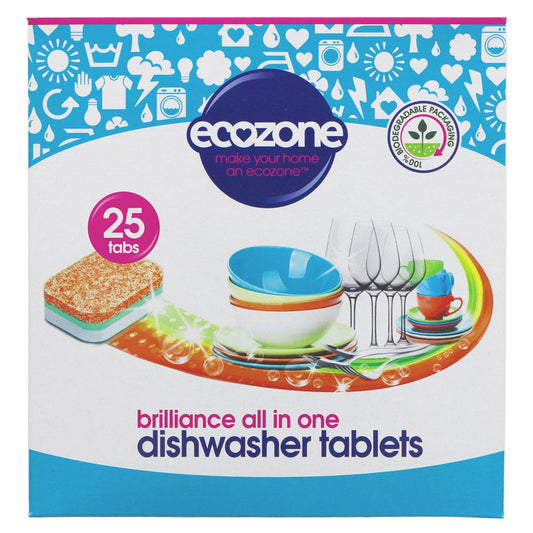 Ecozone All In One Dishwasher Tablets 25 Tablets