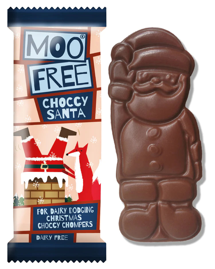 Moo Free Chocolate Santa