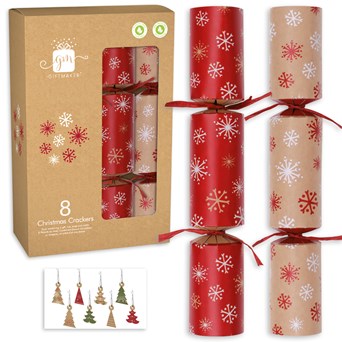 Giftmaker Christmas Kraft Tree Crackers 8x12"